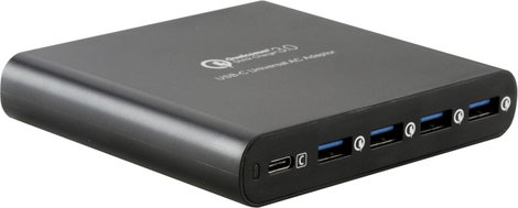 LVSUN 80W USB-C, QC3.0 USB-s töltőállomás 80 W Aljzat dugó Kimeneti áram (max.) 17000 mA Kimenetek s 3. kép