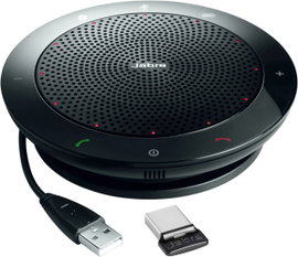 Konferencabeszélgetés kihangosító Bluetooth, USB 2.0 Jabra Speak 510 MS inkl. Link 360 UC MS Mini US