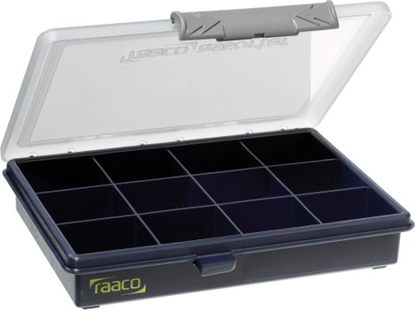 raaco Assorter 6-12 Univerzális Rendszerező doboz (H x Sz x Ma) 175 x 143 x 32 mm Rekeszek: 12 fix a