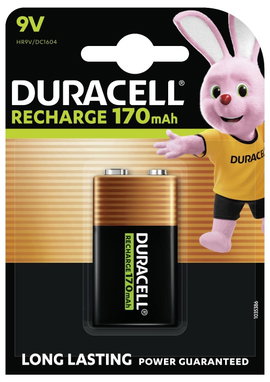 9 V-os akku Duracell 056008 NiMH 8.4 V 170 mAh 1 db