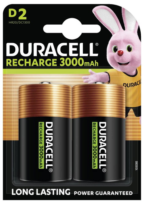 Duracell PreCharged Góliátakku NiMH 3000 mAh 1.2 V 2 db