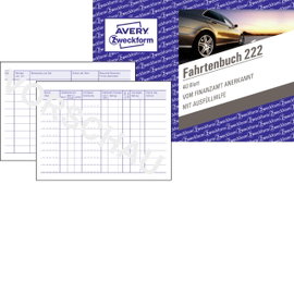 Avery-Zweckform 222 DIN A6 fekvő Menetlevél Lapok száma: 40 Fehér 40 lap