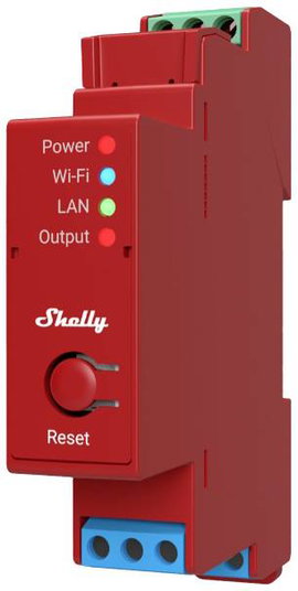 Shelly 1Pro PM Shelly Kapcsoló működtető Bluetooth, Wi-Fi