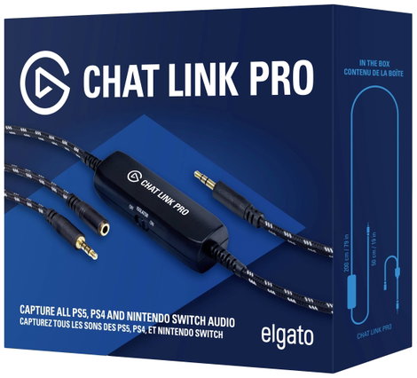 Elgato 10GBC9901 Chat Link Pro Jack Audio Átalakító [1x 3.5 mm-es dugó - 2x 3.5 mm-es dugó, 3.5 mm-e 3. kép