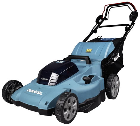 Makita DLM539Z Akku Fűnyíró Akku nélkül, töltő nélkül 2 x 18 V Vágási szélesség (max.) 53 cm Alkalma 10. kép