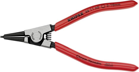 Seeger-gyűrű fogó külső gyűrűkhöz (tengelyek), 140 mm, 3-10 mm, egyenes, Knipex 46 11 A0 2. kép