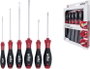 Króm-vanádium PZ csavarhúzókészlet 6 részes Wiha SoftFinish 07153 bélyegkép