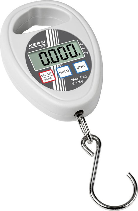 Akasztós mérleg 0,01 - 10 kg, fehér, Kern HDB 10K10N