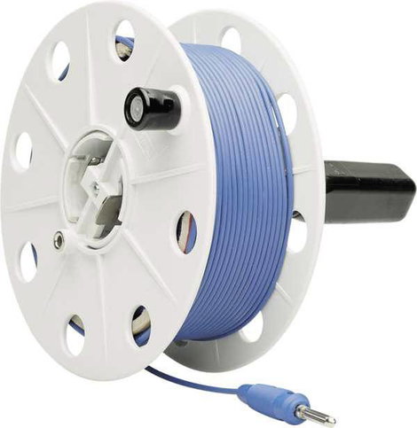 Gossen Metrawatt TR50 Mérővezeték [4 mm-es dugó - Alj, 4 mm] 50.00 m 1 db 2. kép