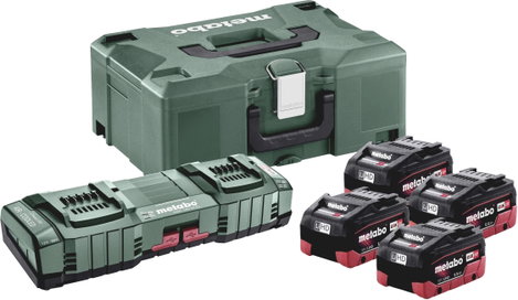 Metabo Basic-Set 4x LiHD 5.5Ah ASC 145 DUO Akkucsomag töltő 685180000