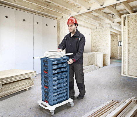 Bosch Professional 1600A001S9 L-BOXX roller Roller ABS Terhelés (max.): 100 kg 492 mm x 646 mm x 184 2. kép