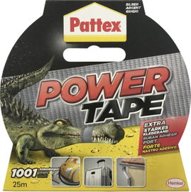 Ragasztószalag 25 m x 50 mm, ezüst, Pattex Power Tape PT2DS