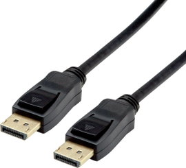 Value Kijelző csatlakozó Csatlakozókábel DisplayPort dugó, DisplayPort dugó 3.00 m Fekete 11.99.5812