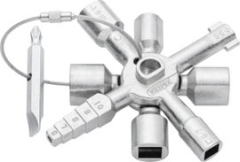 Univerzális kulcs szekrényekhez és elzáró rendszerekhez, Knipex TwinKey 00 11 01