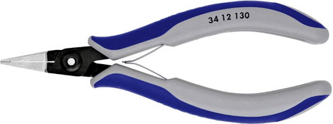 Precíziós elektronikai markoló fogó, 135 mm, lapos és széles, Knipex 34 12 130