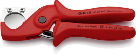 Csővágó tömlőkhöz és védőcsövekhez, 185 mm, külső Ø 25 mm, Knipex 90 20 185 3. kép