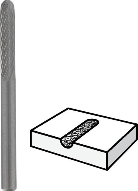 DREMEL 9903 Volfrám-karbid marószár, hegyes 3,2 mm, 2615990332 2. kép
