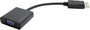 Value Kijelző csatlakozó / VGA Átalakító kábel DisplayPort dugó, VGA 15 pólusú alj 0.15 m Fekete 12. bélyegkép
