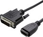 Value DVI / HDMI Átalakító kábel DVI-D 24+1 pólusú Csatlakozódugó, HDMI-A alj 0.15 m Fekete 12.99.31 bélyegkép