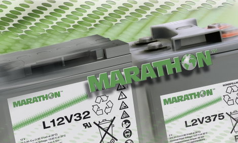 Ólomakku 12 V 31.5 Ah GNB Marathon L12V32 NALL120032HM0MC Ólom-vlies (AGM) 198 x 175 x 168 mm Karban 2. kép