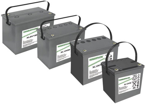Ólomakku 12 V 31.5 Ah GNB Marathon L12V32 NALL120032HM0MC Ólom-vlies (AGM) 198 x 175 x 168 mm Karban 4. kép