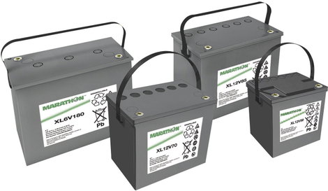 Ólomakku 12 V 31.5 Ah GNB Marathon L12V32 NALL120032HM0MC Ólom-vlies (AGM) 198 x 175 x 168 mm Karban 5. kép