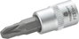 Dugókulcs betét 6,3 mm (1/4) kereszthornyú PZ3 bittel, 37 mm, TOOLCRAFT bélyegkép