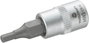 Dugókulcs betét 6,3 mm (1/4) 3 mm-es belsőkulcsnyílású hatlapú bittel, 37 mm, TOOLCRAFT bélyegkép