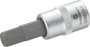 Dugókulcs betét 6,3 mm (1/4) 6 mm-es belsőkulcsnyílású hatlapú bittel, 37 mm, TOOLCRAFT bélyegkép