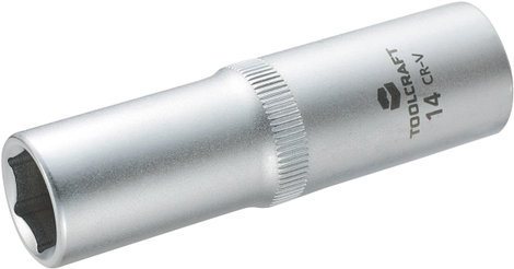 Dugókulcs betét 12,5 mm (1/2), 14x77 mm, TOOLCRAFT