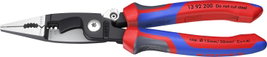 Knipex 13 92 200 Többfunkciós villanyszerelő fogó, kombinált fogó, érvéghüvely krimpelő fogó max. 50