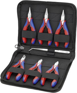 7 részes elektronikai fogókészlet, Knipex 00 20 16