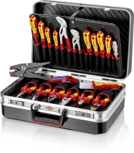 Szerszámos koffer VDE szerszámokkal, 20 részes készlet, Knipex 00 21 20