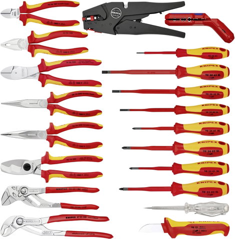 Szerszámos koffer VDE szerszámokkal, 20 részes készlet, Knipex 00 21 20 2. kép