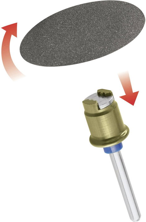 DREMEL EZ SpeedClic SC 411 Csiszolókorongok, Ø 30 mm, szemcsézés: 60, szár átmérő: 3,2 mm, 6 db, 261