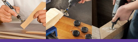 DREMEL EZ SpeedClic SC 411 Csiszolókorongok, Ø 30 mm, szemcsézés: 60, szár átmérő: 3,2 mm, 6 db, 261 2. kép