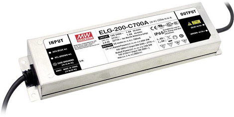 Mean Well LED meghajtó Állandó áramú 199.5 W 875 - 1750 mA 57 - 114 V/DC Gyúlékony felületekre szere