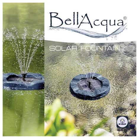 Napelemes szökőkút szivattyú FIAP Solar Active Fountain 2759 5. kép