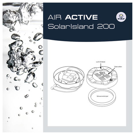 Napelemes kerti tó szellőztető, FIAP Air Active Solar 100 2946-1 4. kép