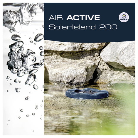 Napelemes kerti tó szellőztető, FIAP Air Active Solar 100 2946-1 6. kép