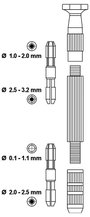 Szerszámtartó nyél, 0,1-3,2 mm, Donau MWH20 2. bélyegkép