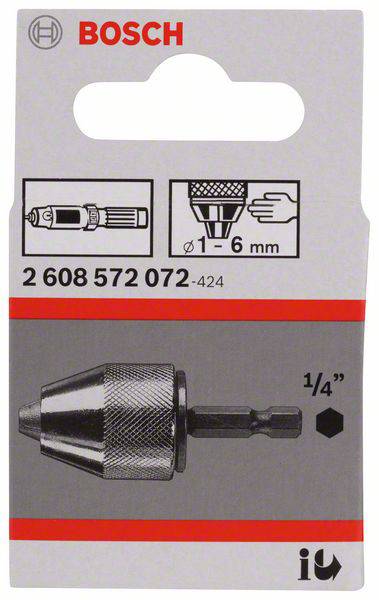 Gyorsbefogós fúrótokmány, Ø 6 mm-ig, Bosch 2608572072 2. kép