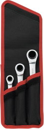 Racsnis csillag villáskulcs készlet, 8-19 mm, 4 in 1, 3 részes króm-vanádium TOOLCRAFT 2. bélyegkép