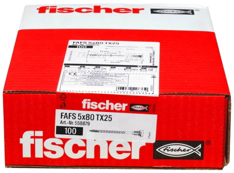 Fischer FAFS 558879 Állítócsavar 5 mm 80 mm T-profil Acél 100 db 3. kép