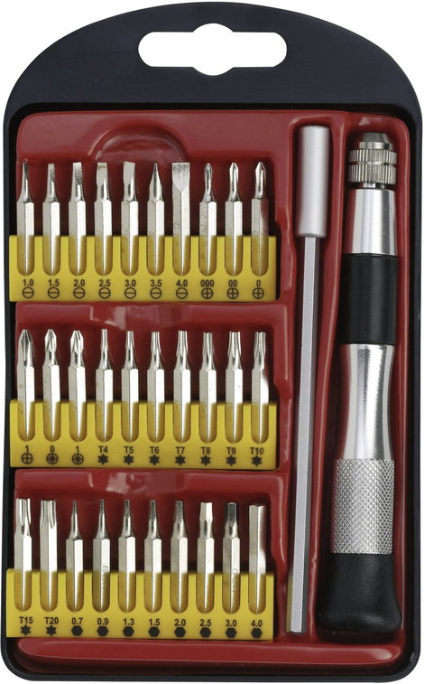 Mini bit készlet, 30 részes