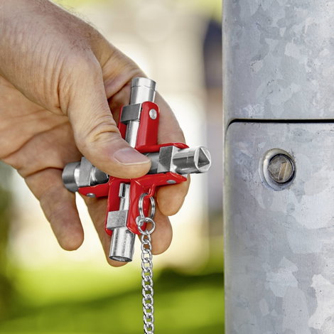 Univerzális kulcs szekrényekhez és elzáró rendszerekhez, Knipex 00 11 06 10. kép
