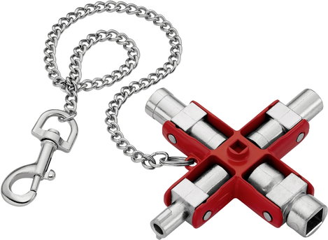 Univerzális kulcs szekrényekhez és elzáró rendszerekhez, Knipex 00 11 06 11. kép