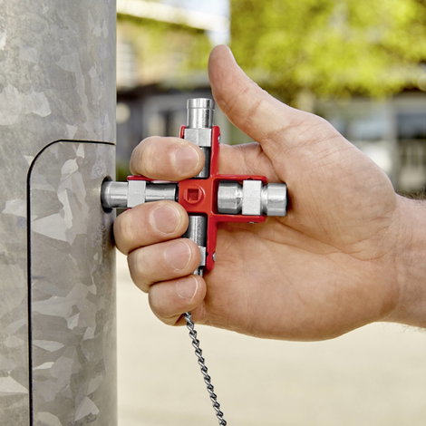 Univerzális kulcs szekrényekhez és elzáró rendszerekhez, Knipex 00 11 06 2. kép