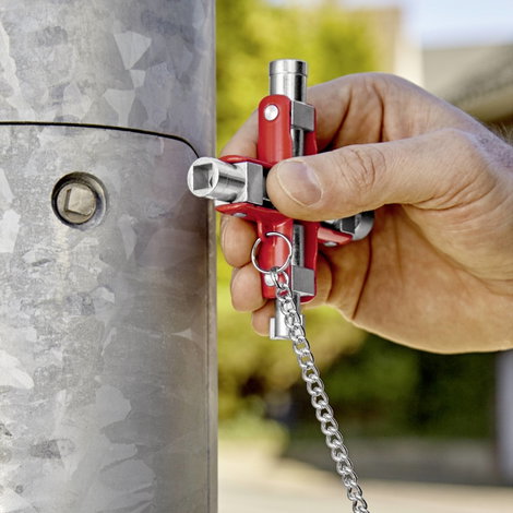 Univerzális kulcs szekrényekhez és elzáró rendszerekhez, Knipex 00 11 06 6. kép
