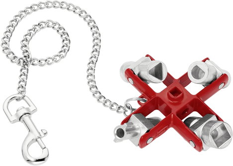 Univerzális kulcs szekrényekhez és elzáró rendszerekhez, Knipex 00 11 06 7. kép
